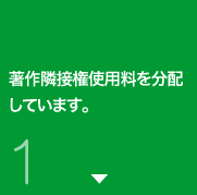 著作権隣接権使用料を分配しています。